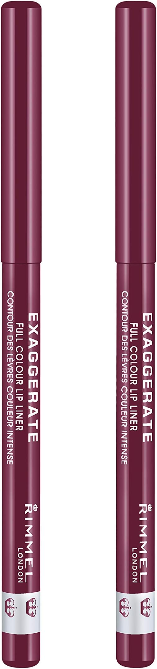 2 Count, Under My Spell: Rimmel Exaggerate Lip Liner, Under My Spell, 2 Count