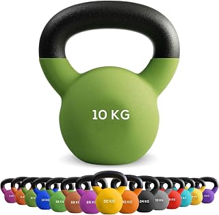 Kettlebell i gjutjärn Belagd i neopren 4 till 32 kg