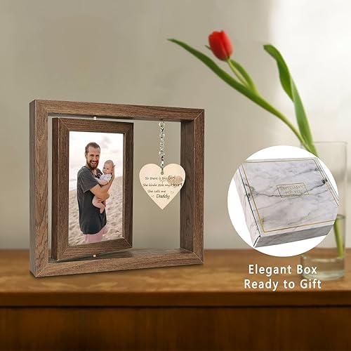 Miniatura 9 de Un nieto es alguien que alcanza tus manos pero toca tu corazón, marco de fotos para abuelos por primera vez, dos marcos de fotos de 4 x 6 pulgadas