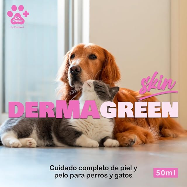 Foto 2 de 6 de Dermatitis Perro Dermagreen Skin Solucion para la Piel en 50ml Drasanvi