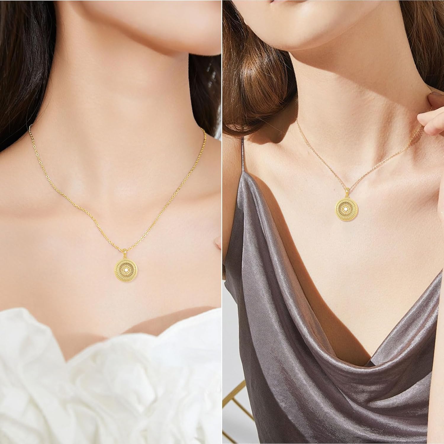 Ahiller Dainty Pendant Choker Collection for Women - Adjustable Minimalist Necklaces