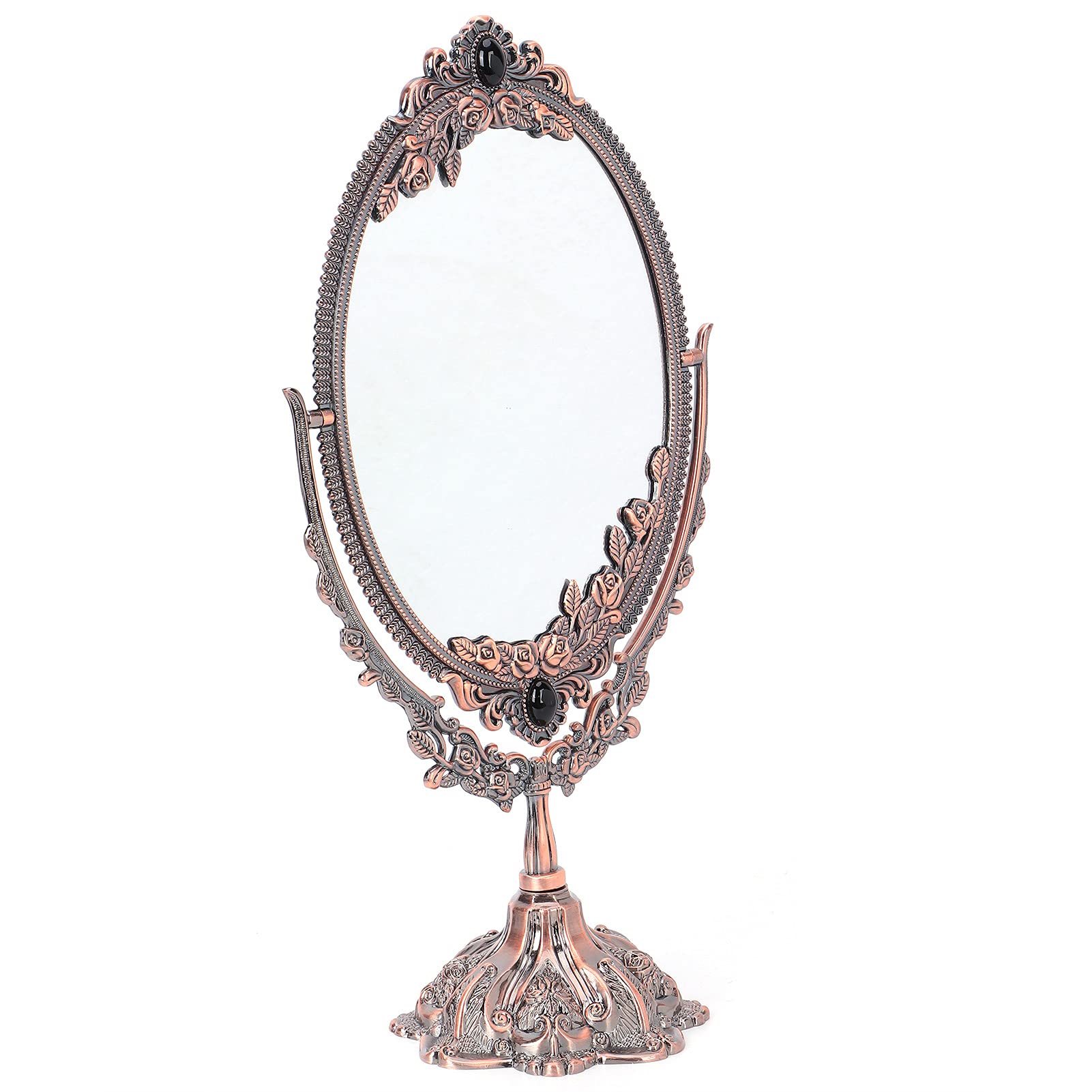 Miroir de maquillage ovale pour décoration de chambre et coiffeuse