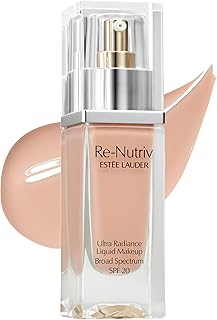 Estée Lauder Re-Nutriv Ultra Radiance Liquid Foundation SPF 20 | Luxurious, Hydrating, Long-Wearing, 1 Fl Oz