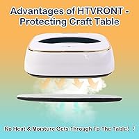 Vista 2 de HTVRONT Alfombrilla de Prensa de Calor - Almohadilla de Prensa de Calor de 8"x10" para Planchado con Aislamiento de Transferencia de Vinilo