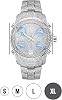 JBW Just Bring Men's JB-6213-C Jet Setter Silver Stainless Steel Five Time Zone Diamond Watch