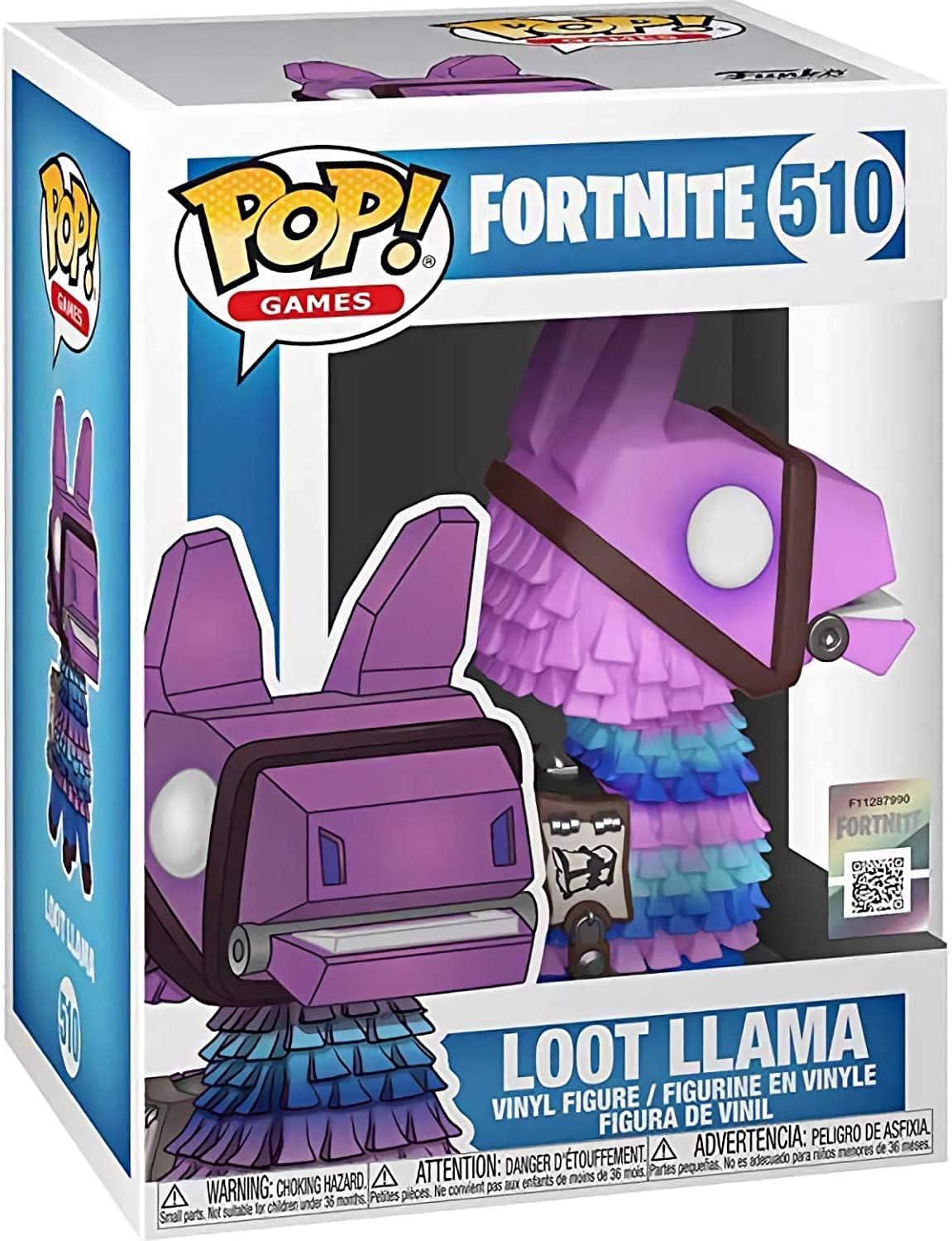 POP Loot Llama [Fortnite] Funko Pop! Vinyl Figure (Bundled with Compatible Pop Box Protector Case) Multicolored 3.75 inches