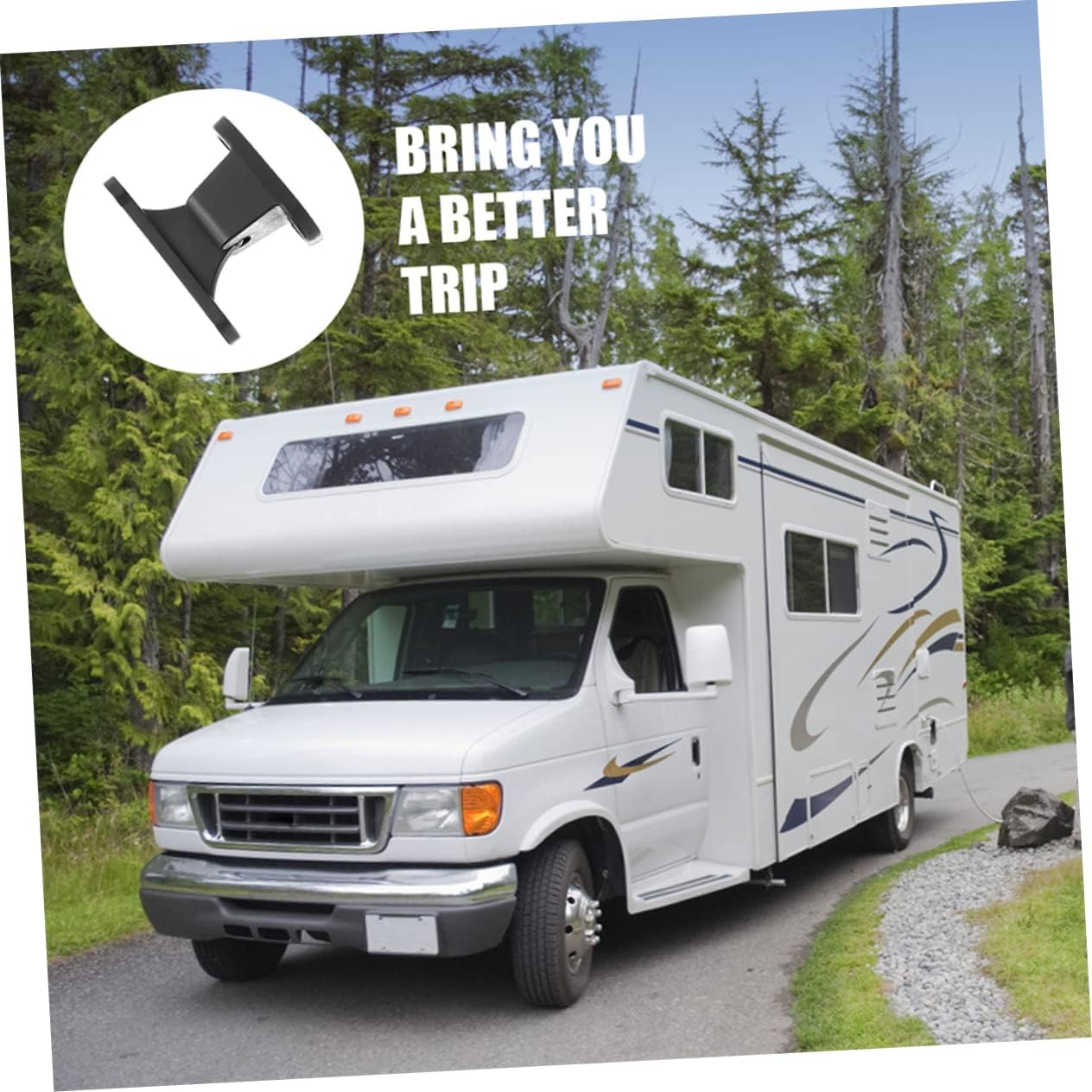 Durable Nylon Door Catch Holders Door Stopper Catch Kit for Trailer Motorhome