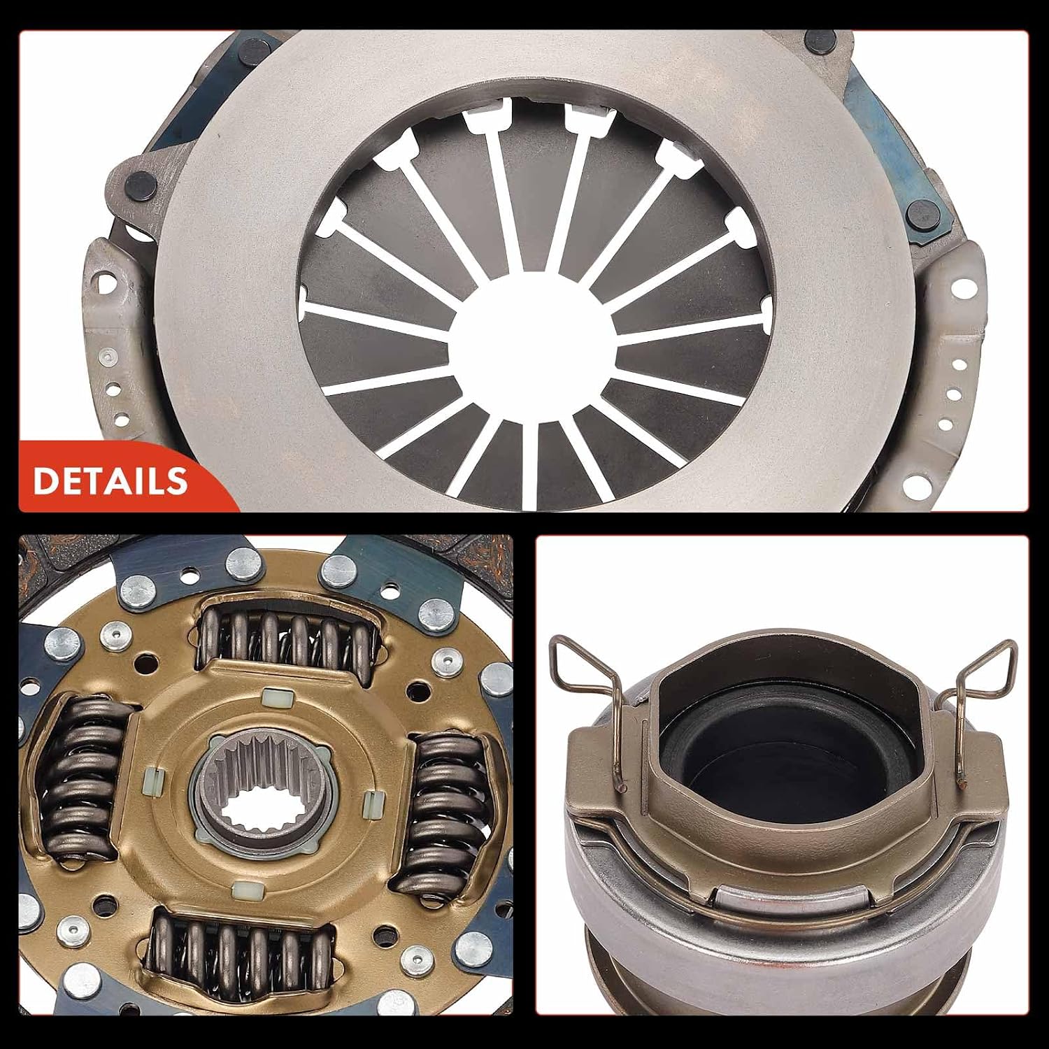 A-Premium Transmission Clutch Kit Compatible with Toyota Tacoma 2010-2015, FJ Cruiser 2007-2014, Tundra 2005-2006, V6 4.0L Gas - DOHC Naturally Aspirated