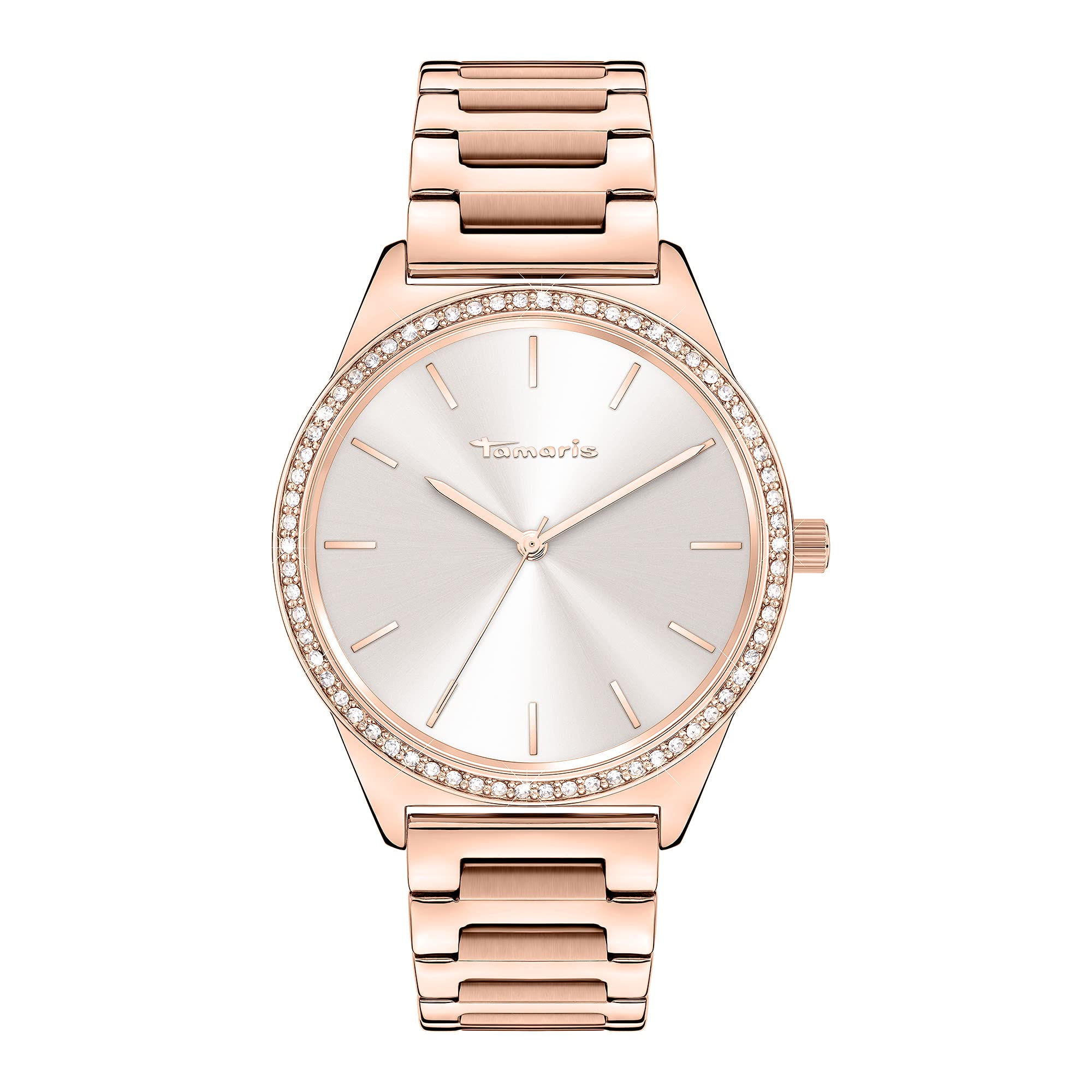 Tamaris Wristwatch, IP Rose Gold, 38 mm, Bracelet