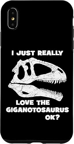 Vista 16 de iPhone 12/12 Pro Giganotosaurus Fossil Skull Dinosaur Huesos, Funda Giganotosaurus