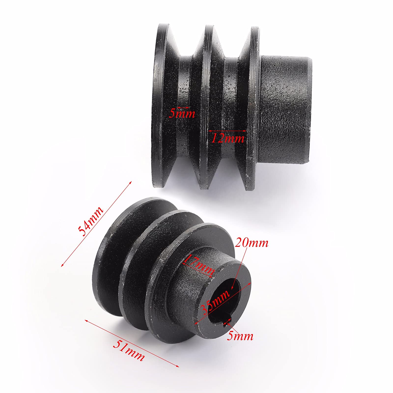 PULEGGIA IN ALLUMINIO D. ESTERNO 200 FORO 28 UNA GOLA TIPO A - Rami Compressori - Foto 10