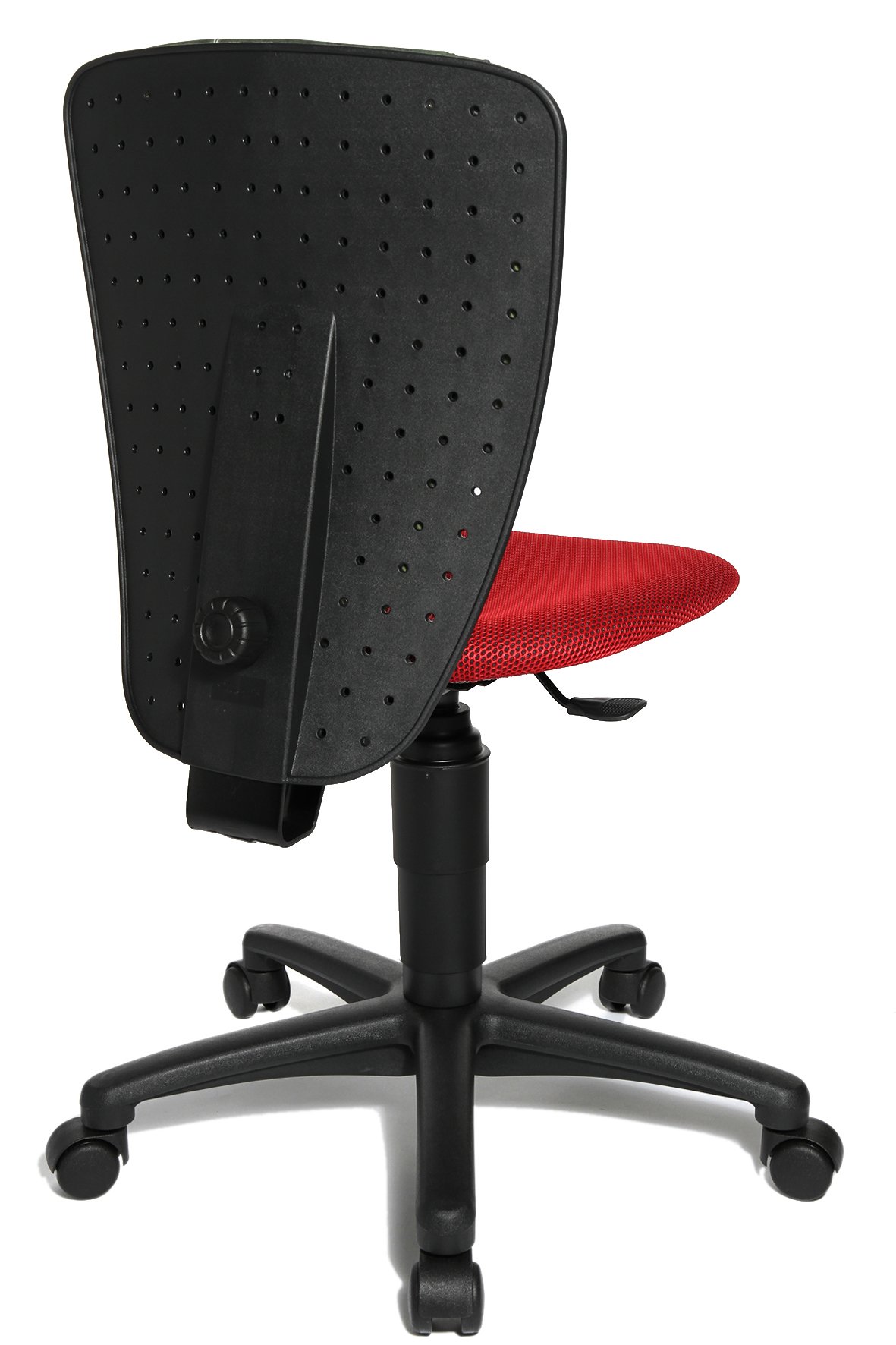 Topstar Nic 70570JD0 Soccer Drehstuhl, schwarz/rot, 39D x 43W x 94H cm