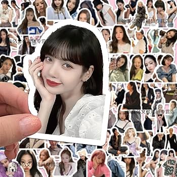 Amazon.co.jp: ブラックピンク シール ステッカーセット 118枚