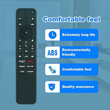 RMF-TX810U Replace Voice Remote Commander fit for Sony Bravia 4K HD TV