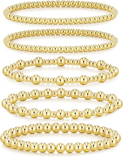 adoyi Gold Bracelets for Women Waterproof