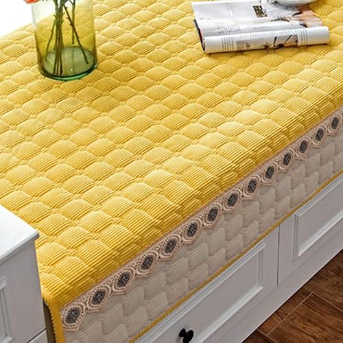 Miniatura 9 de JeogYong Juego de 2 cojines de asiento para ventana de campo con fundas de almohada de granja de 18 x 18 pulgadas, de pana, antideslizante, para