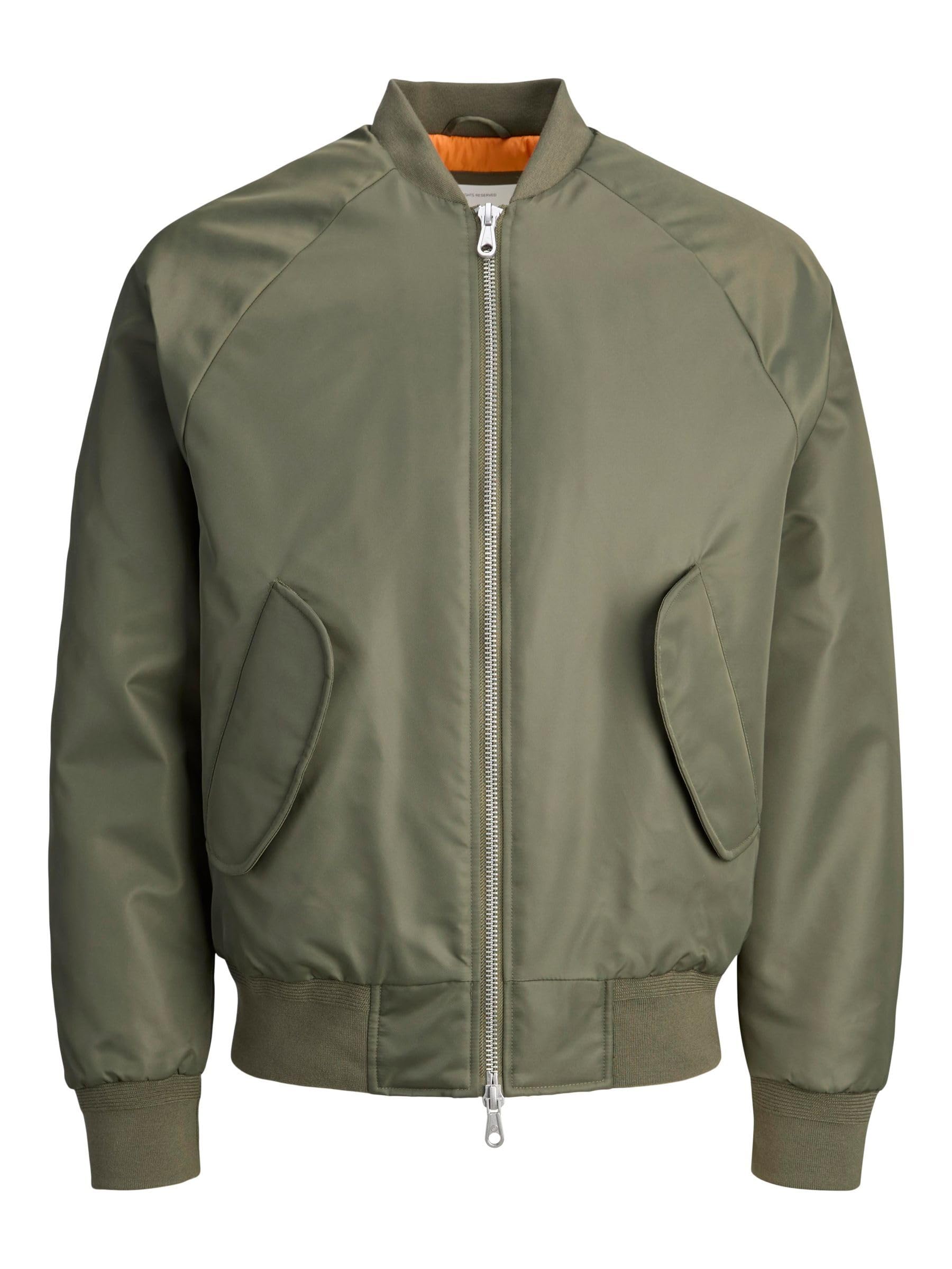 JACK & JONES Men's Jcomotion Bomber Jacket, Grape Leaf, x_s, Grape Leaf, x_s
