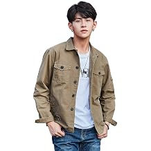 Demon & Hunter DJK6009 JK1 Series Men's Classic Cotton Jacket, Casual, Jumper, Work Blouson, Spring, Summer, Autumn, Winter