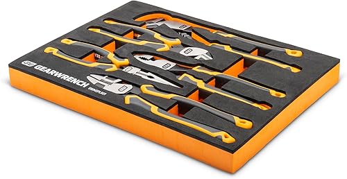 Miniatura 3 de GEARWRENCH Juego de 5 alicates de agarre acolchado PITBULL en bandeja de almacenamiento de espuma - GWMSPLR01