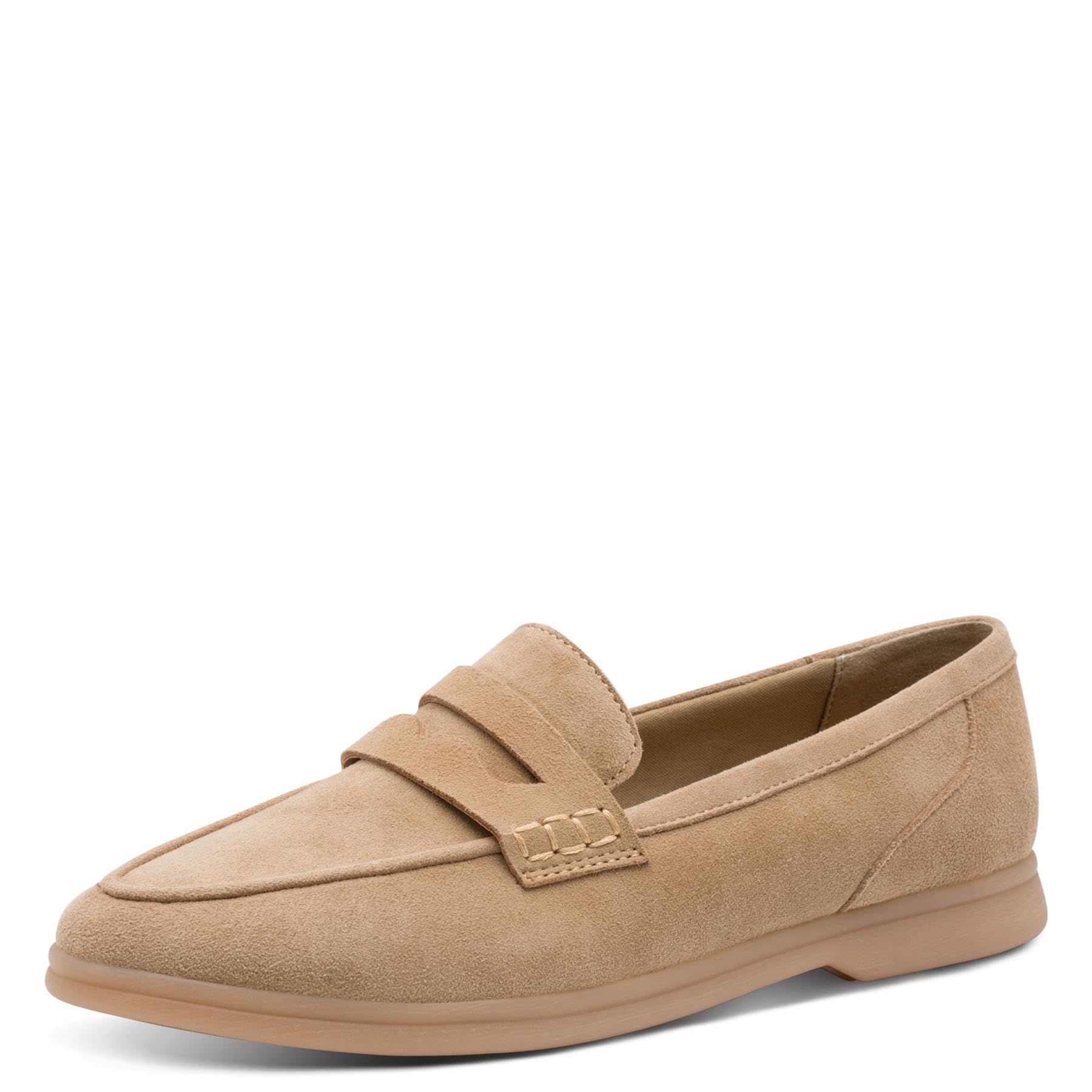 Marco Tozzi Damen Slipper aus Leder Elegant