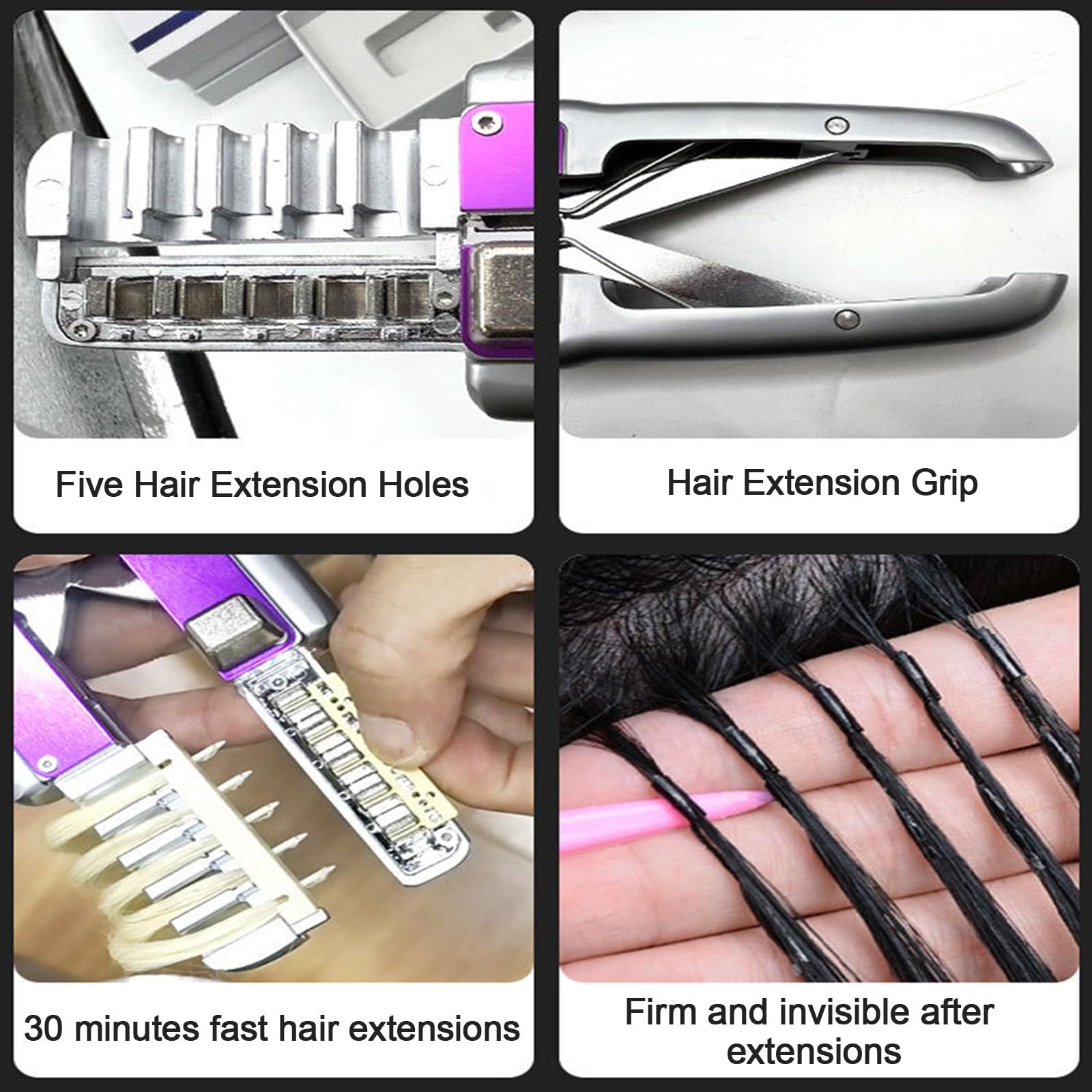 Amazon.com: 6D Hair Extensions Machine Kit, 3rd Generation 5-pin