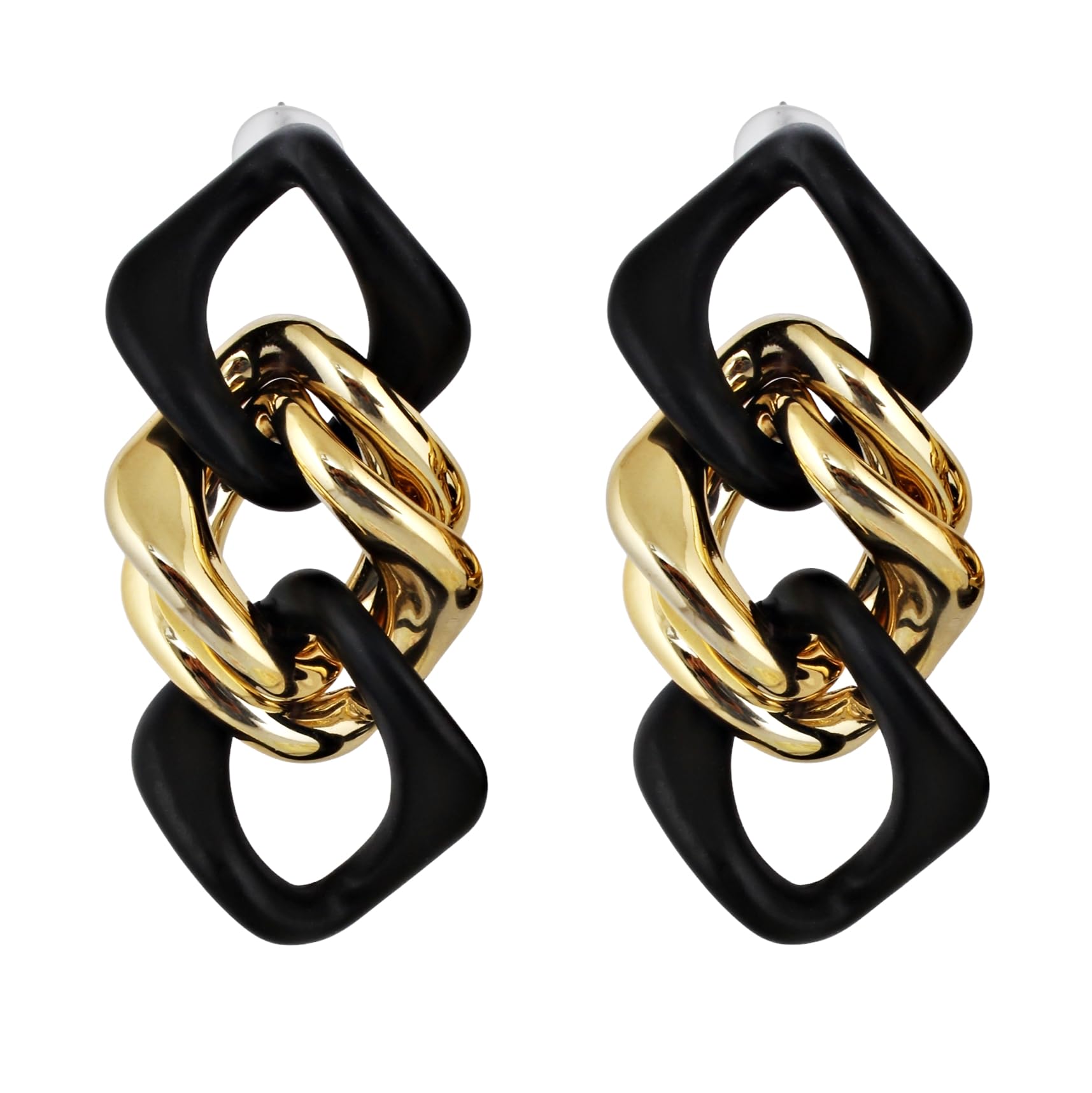 Twisted Knot Dangle Earrings Blue