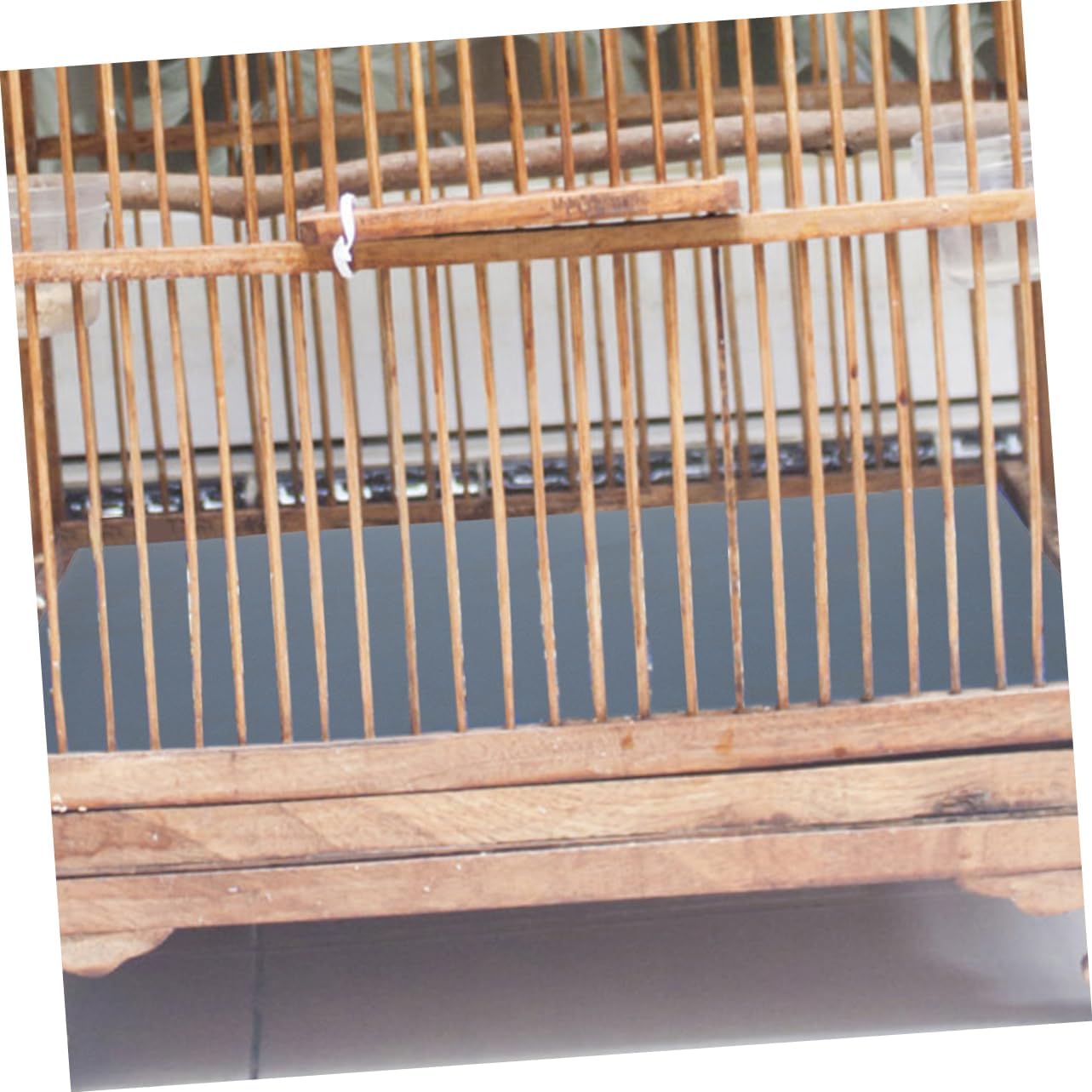 ORFOFE 10sheets Bird Cage Liner Pet Gravel Paper for Parrots Parakeets and Cockatiels Easy to Replace Maintains Health Convenient Cleaning