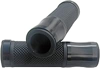 Vista 2 de Empuñaduras de manillar de extremo abierto, color negro compatible con Ducati Scrambler 2015