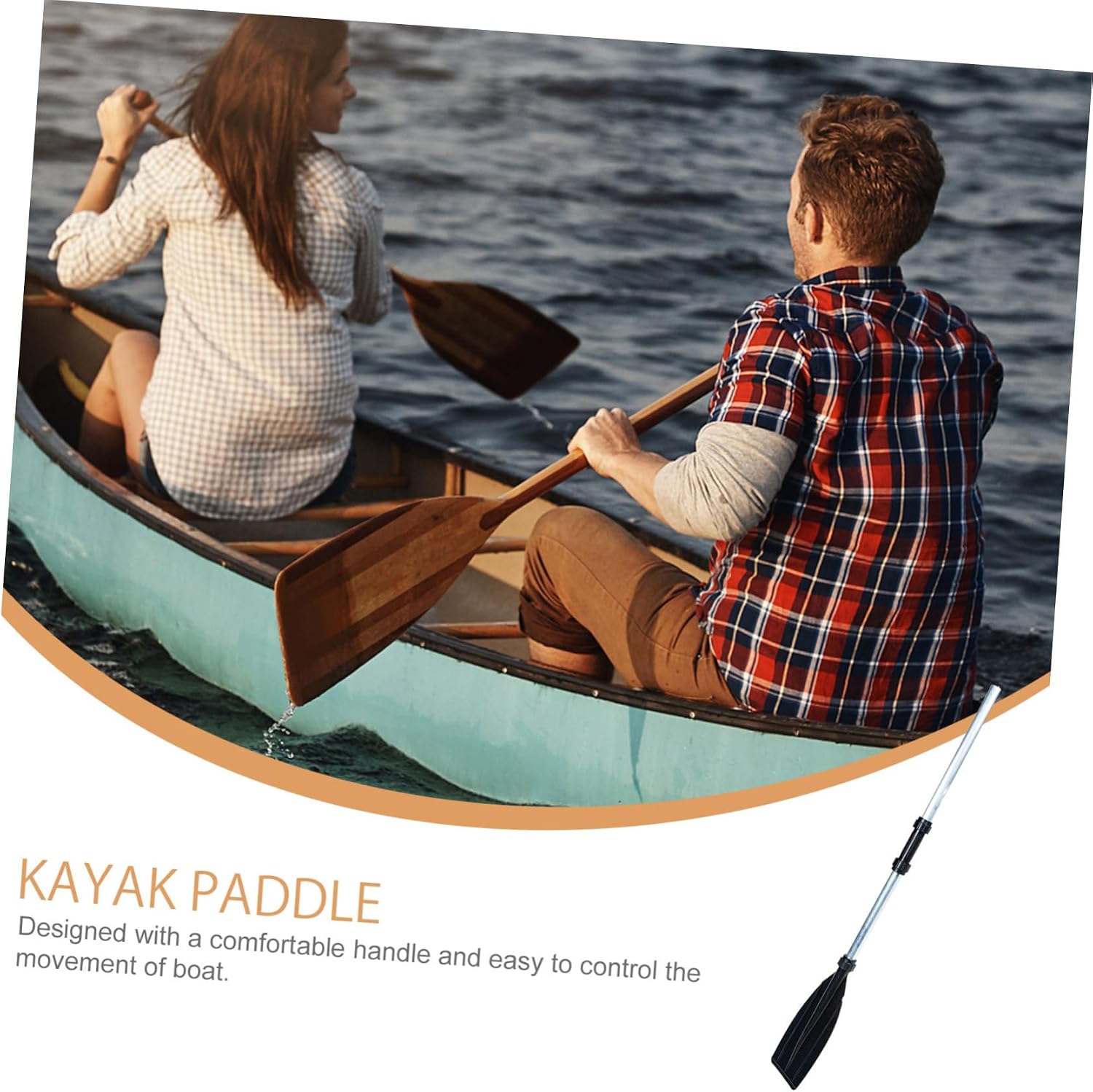 LIOOBO Kayak Paddle Aluminum Alloy Shaft Telescoping Paddle for Kayaking Water Sports