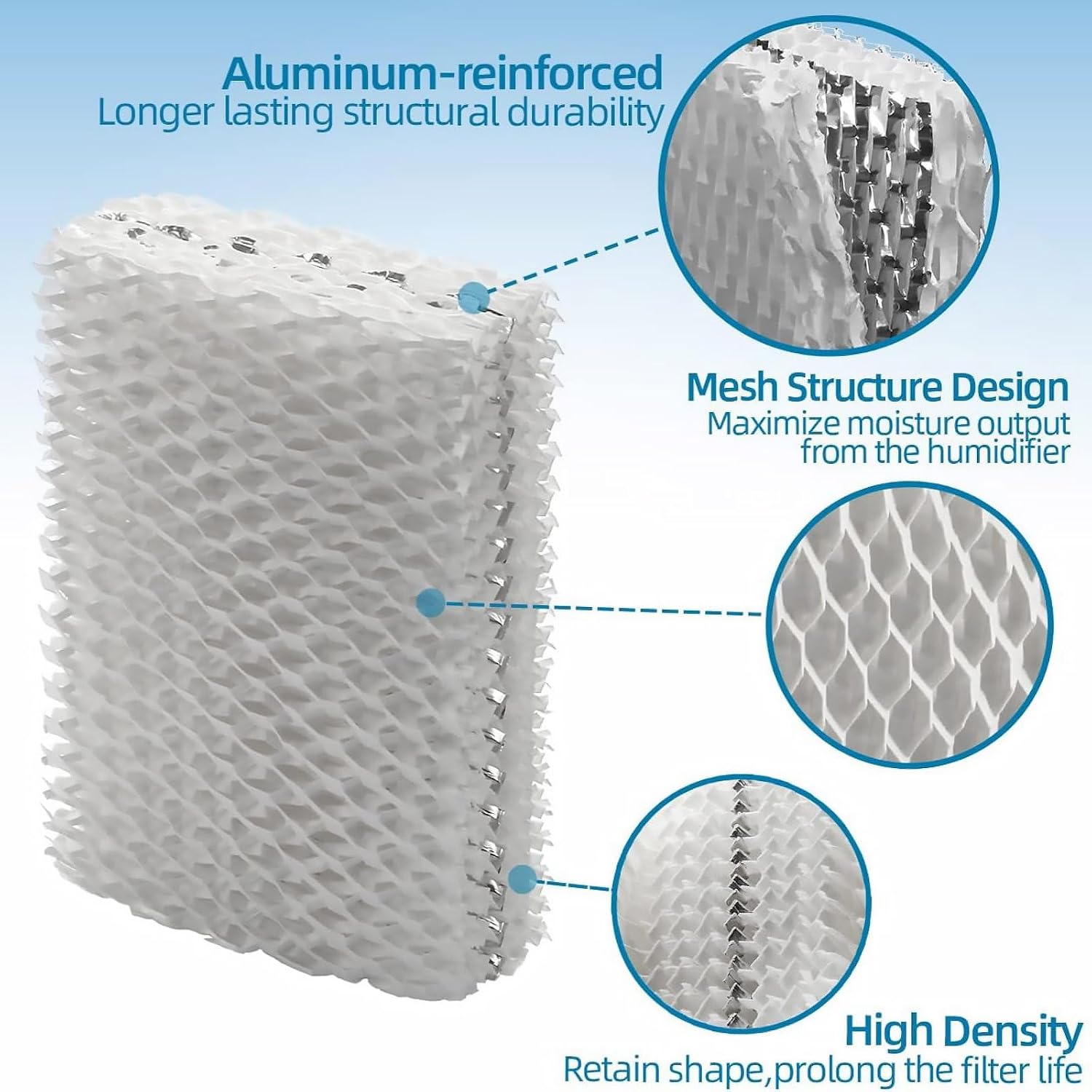 4pcs Humidifier Filter for Equate EQ-2119-UL, EQWF813 Accessory