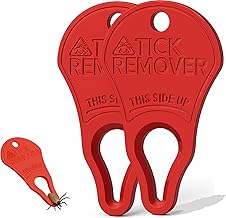Tick Remover Tweezers – Tick Remover for Dogs and Cats – Keychain Tool – Effective and Safe Tick Remover – Easy to Use and Carry – Anti Tick – 2 Pcs