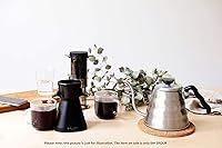 Vista 7 de Soporte doble para gotero de café compatible con Aeropress, accesorio para preparar dos tazas de 8 onzas, funciona con cafeteras pequeñas