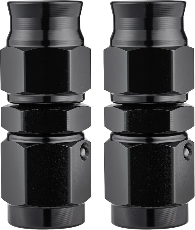 Conexão Reta para Mangueira PTFE 3AN EVIL ENERGY em Alumínio 6061-T6 – Kit com 2 unidades