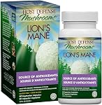Host Defense Organic Lion’s Mane Mushroom Capsules – Immune Support & Antioxidant Supplement – 1,000 mg Potency, 120 Vegetarian Capsules, 60 Day Supply