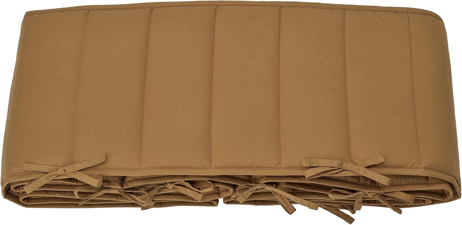 GULDVÄVARE Bumper pad, dark yellow, 60x120 cm