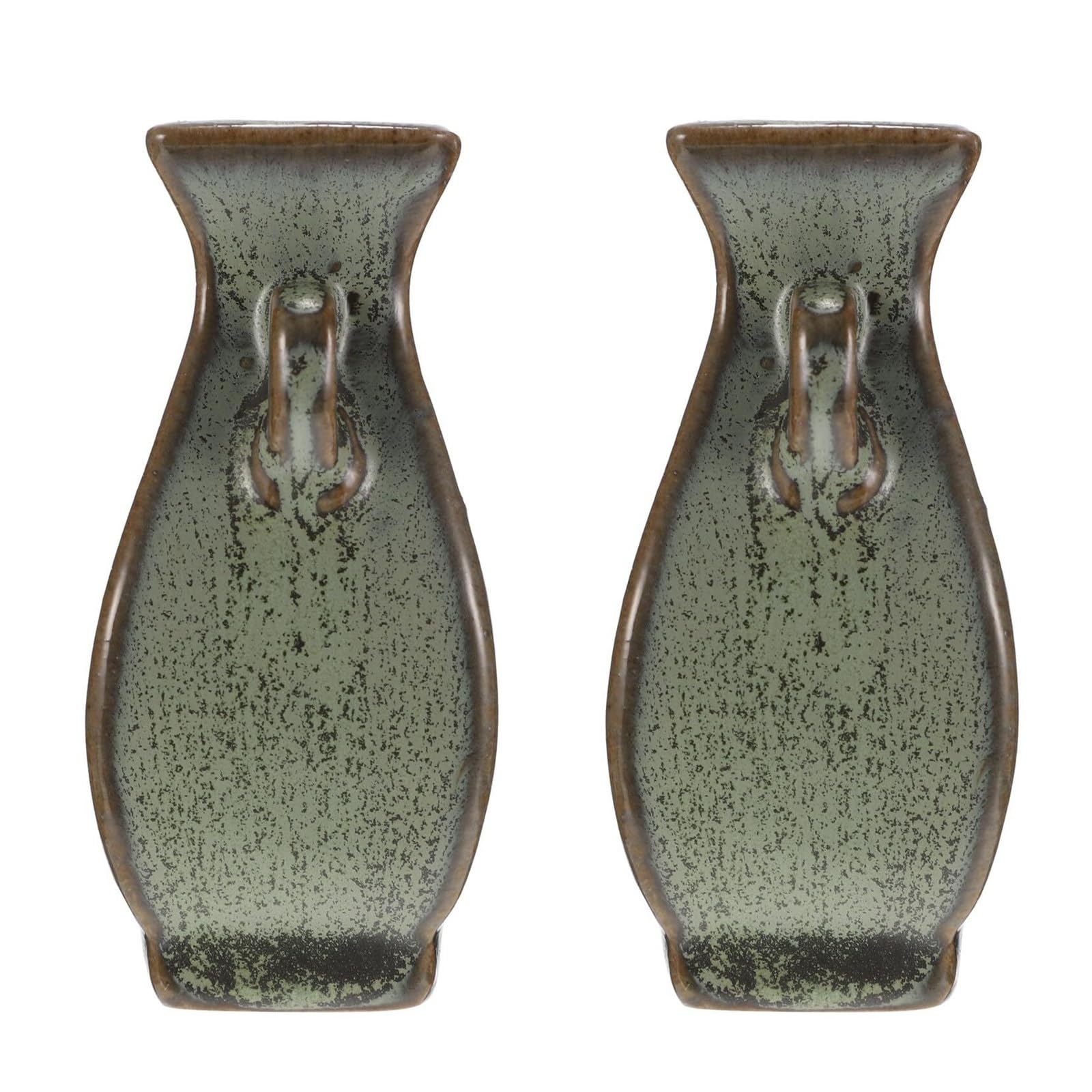 Jarrones para flores mini de cerámica juego de recipientes vintage decorativos para mesa