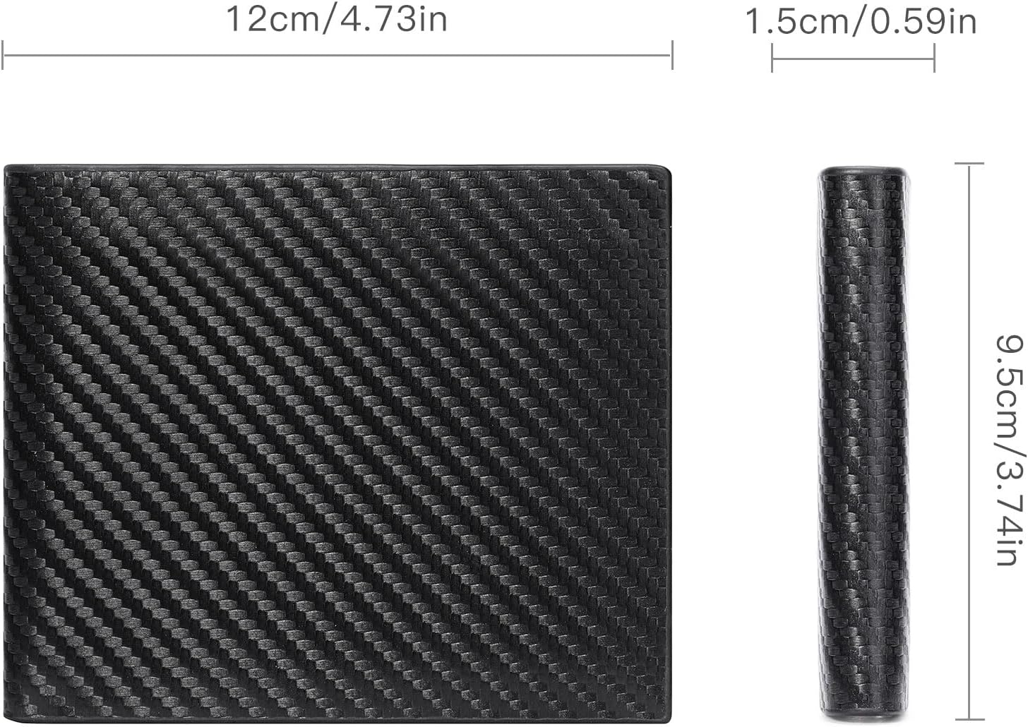 Wallet for Men Leather RFID Blocking Bifold Stylish Wallet Minimalist Front Pocket Large Capacity - Image 4