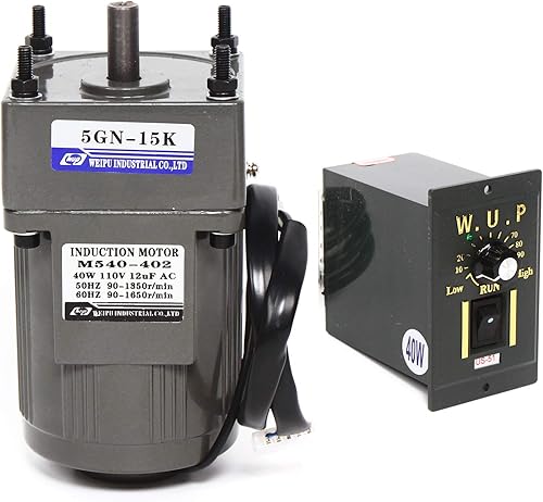 Miniatura 116 de Motor de engranajes eléctrico 120W DC 24V Reductor de engranajes helicoidal Caja de engranajes Motor eléctrico de engranajes RV 50K 35Nm Motor 120W