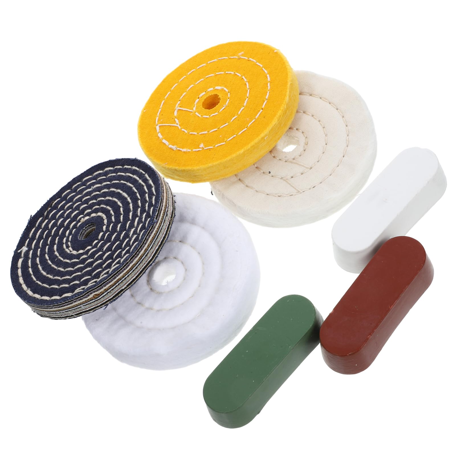 4sets Ruote Polishing e Buffing Compounds Per Finitura Accessori Per Lucidatura