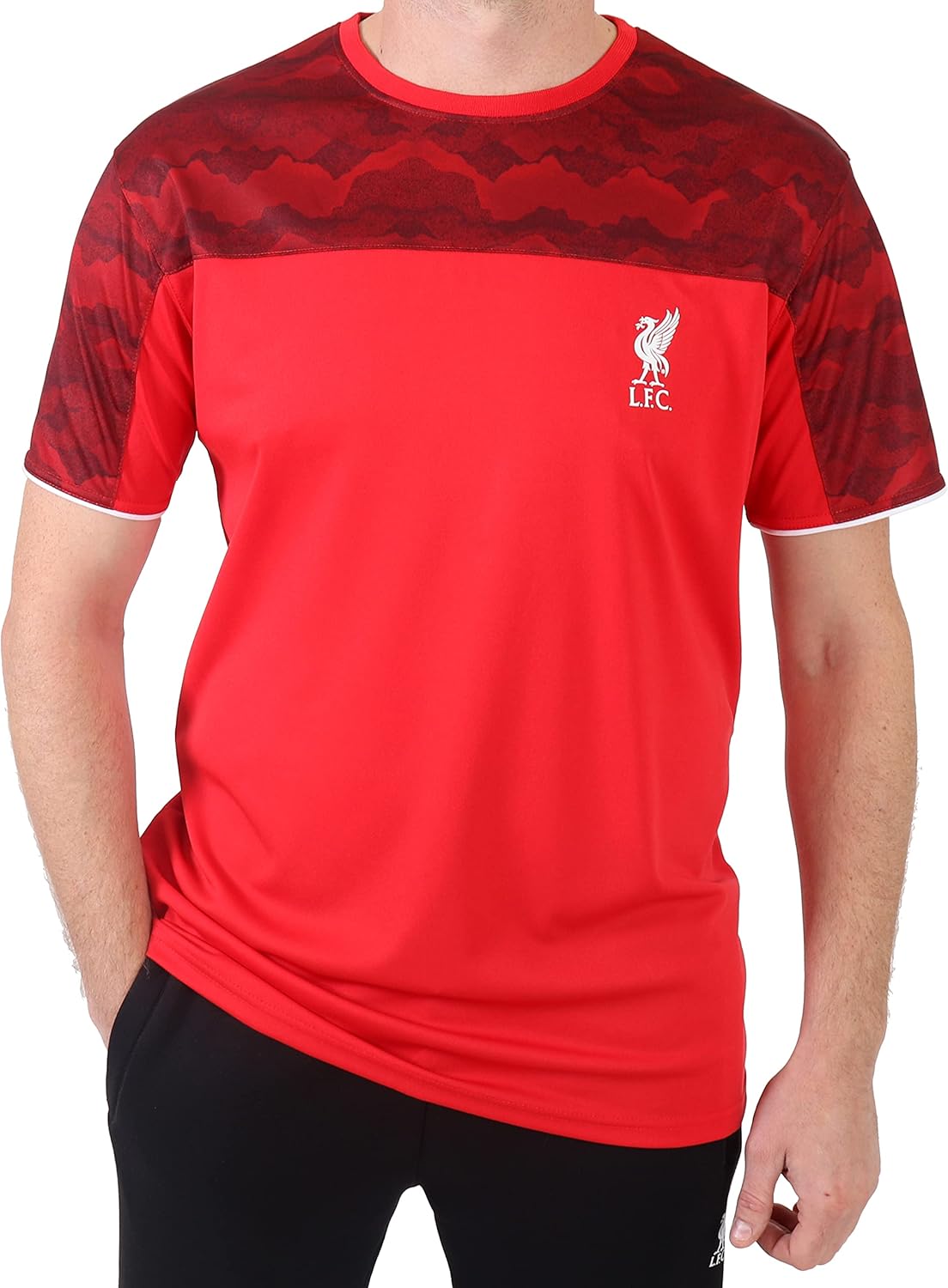 Uomo Maglietta Mangiare Dormire Calcio Ripetere - Eat Sleep Football