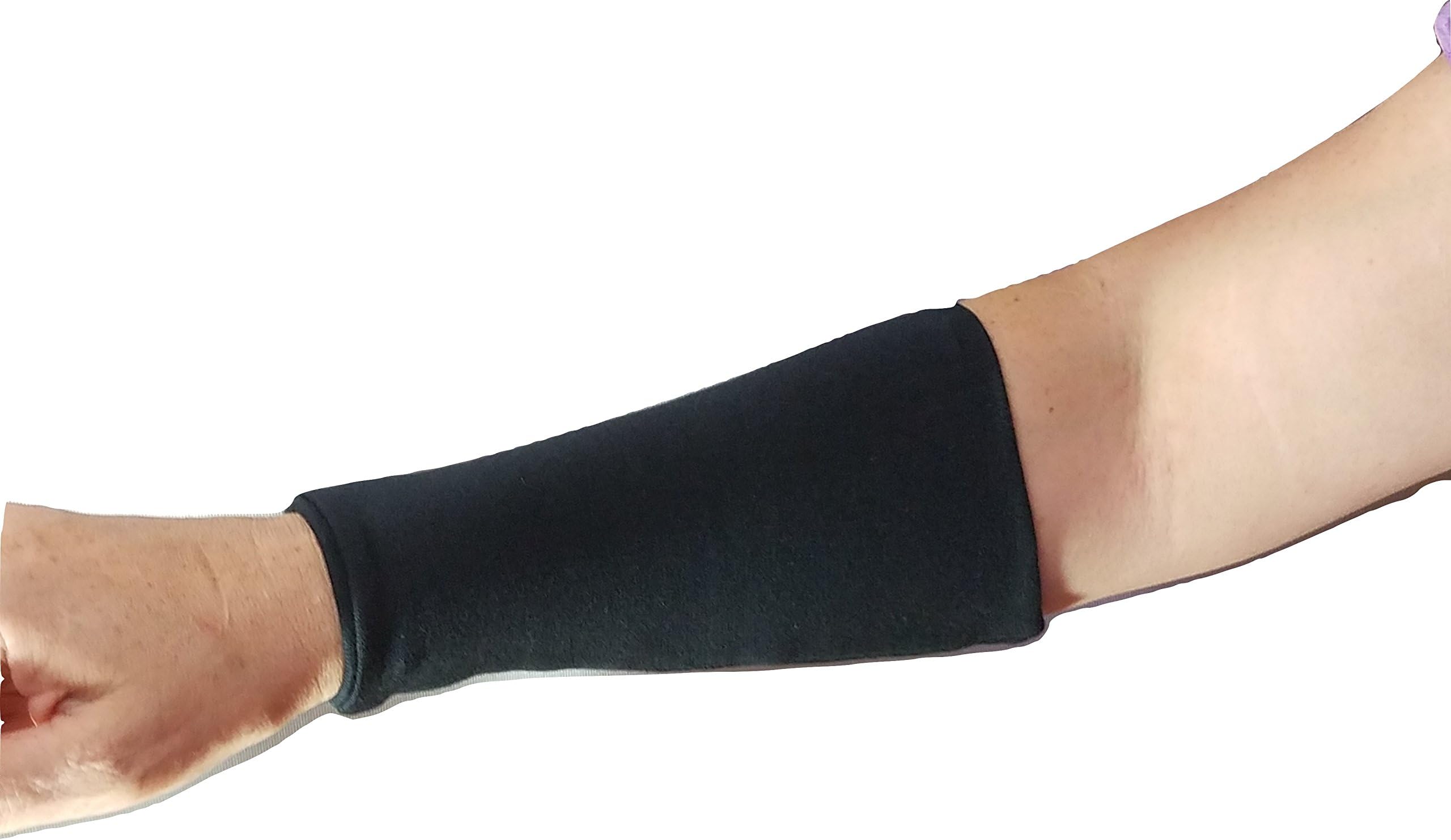 Dialysis Arm Bands - 8 Inch Black Fistula Cover, One Size Fits Most