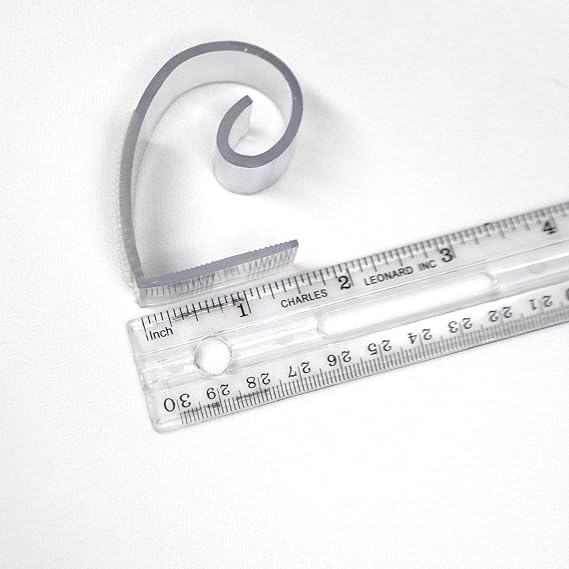 TableLinensforLess Table Skirting Clips for (Lifetime) 2.0 to 2.125 Table Edge, 1 Clip Width, (25 Pack) (SMC)
