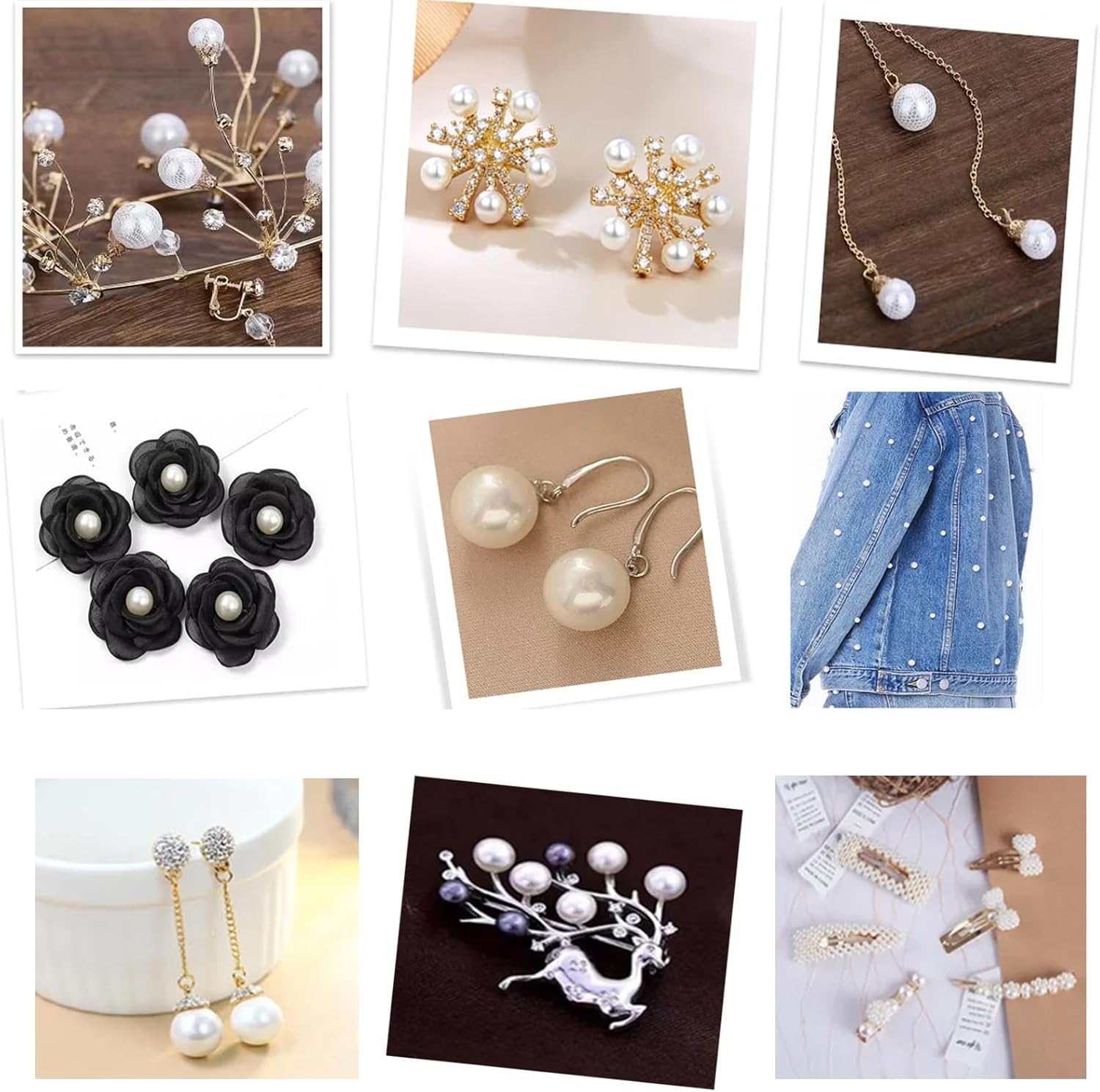 100PCS No Hole Pearls Vase Fillers, 16MM Ivory Pearls for Craft No Holes, Faux Plastic Makeup Round Pearls Beads for Table Scatter, Wedding, Bag, Birthday, Home Decoration - Image 5