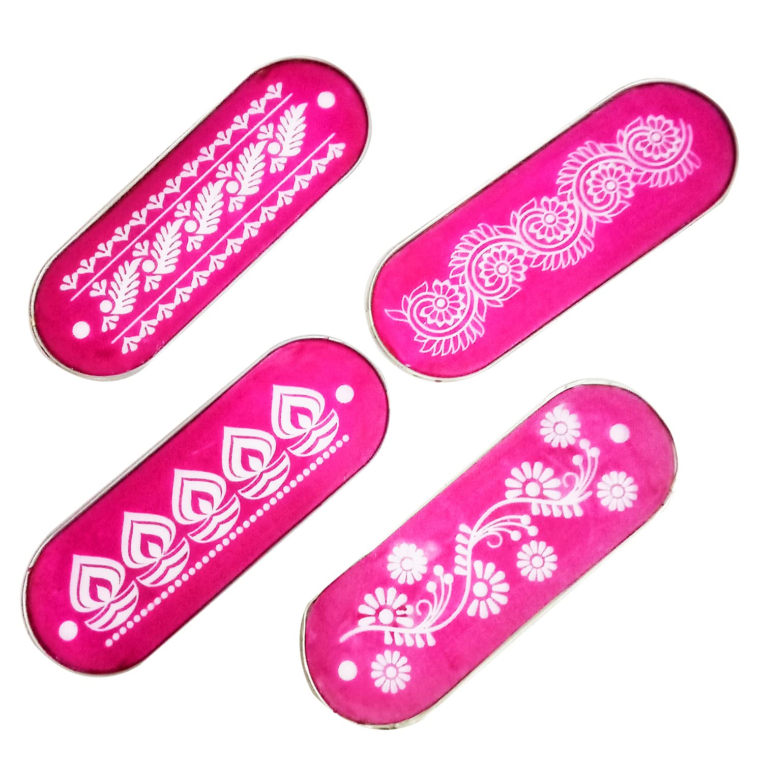 Pooja Ghar Plastic Jali Rangoli Stencils for Making Rangoli 13X5 Inch (Pack of 4), Design Will be Sent As Per Availability (Pack of 4) (B09MKPBJTT) Amazon Price History, Amazon Price Tracker