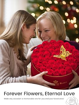 47 Forever Flowers Preserved Roses in a Box Flowers for Delivery Prime