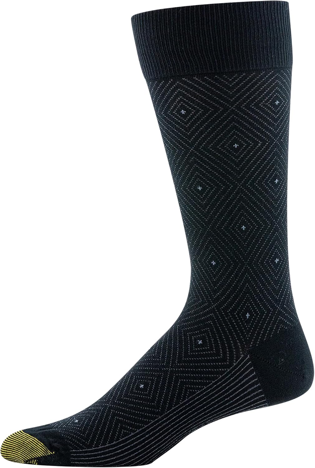 Gold Toe Men's Flat Knit Extended Size Crew Socks (Pack of 3)