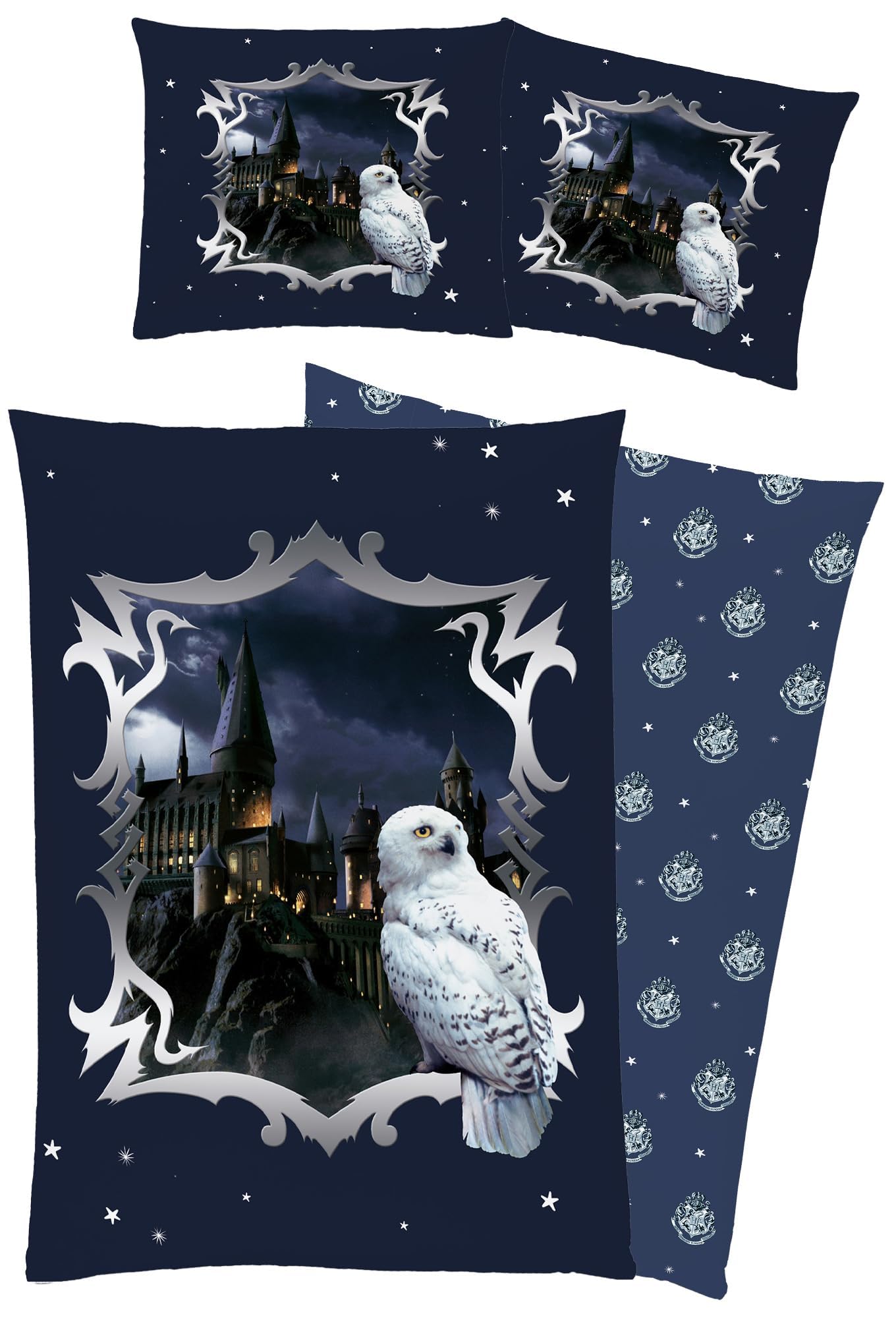 SkyBrands Harry Potter, Biancheria Da Letto 135 X 200 Cm, Federa