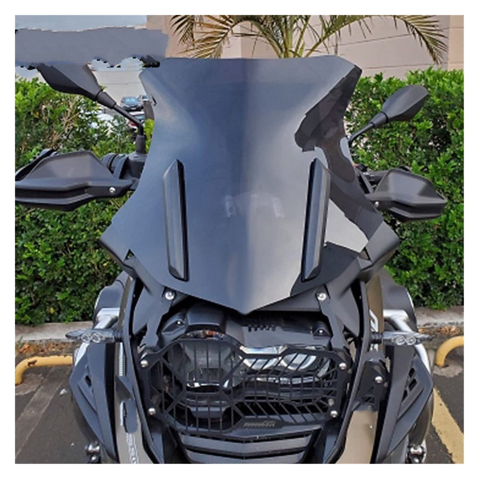 Cupolino Parabrezza Per BMW R1250GS 2018-2023 - Nero, In Policarbonato, Anti-Vento