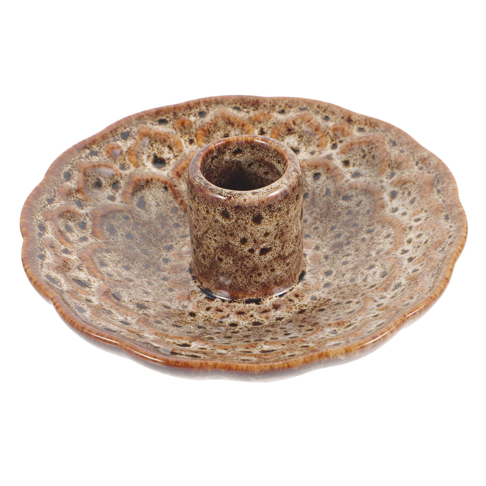GLEAVI 4 Stück Räucherstäbchen Halter aus Holz und Keramik Eleganter Incense Burner für Meditation und Yoga Stilvolles Desktop Perfektes für Spirituelle Anlässe und Zuhause