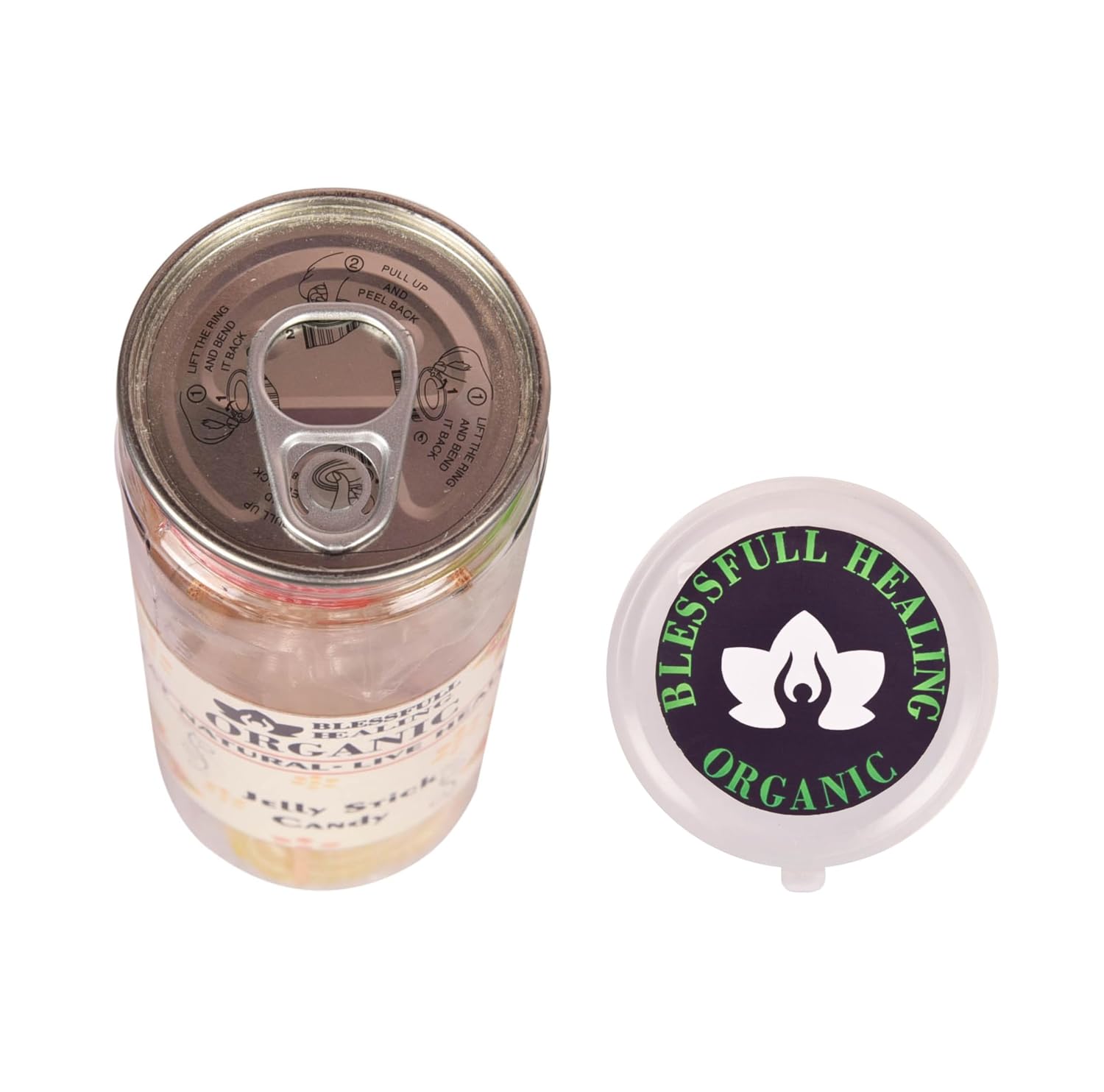 Blessfull Healing Organic Jelly Stick Candy 100 Gram Airtight Container